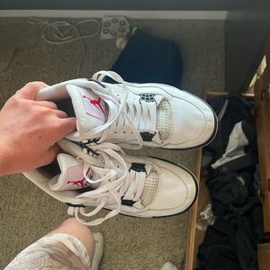 jordan 4 white cements
